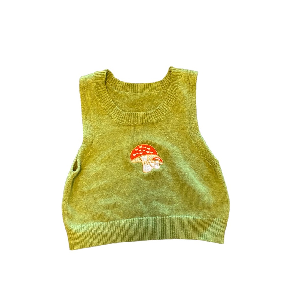Mushroom crop Top